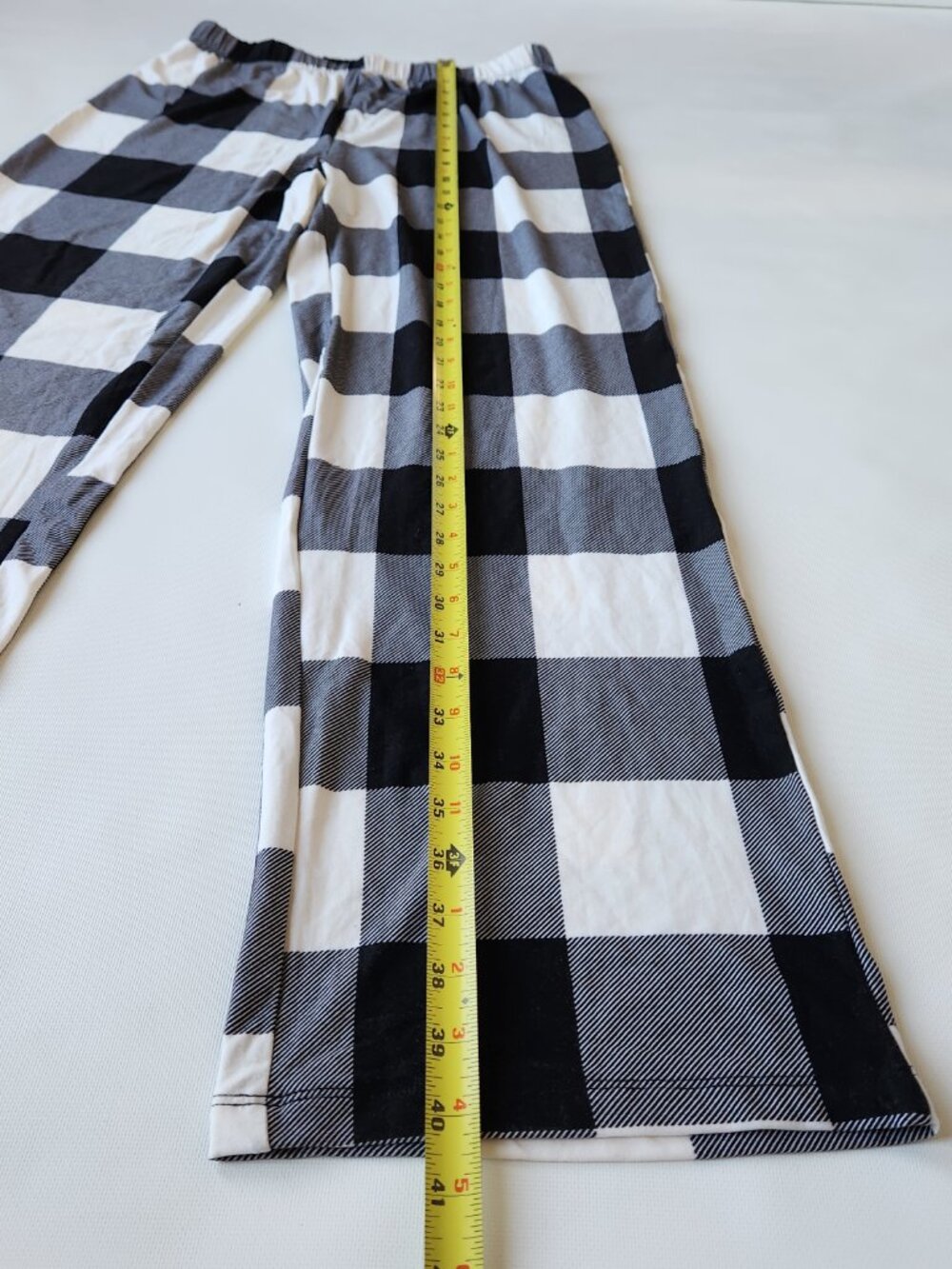 Women's Cozy Vibes Pajama Set Black Graphic Top Buffalo Plaid Lounge Pants Soft - Picture 9 of 11